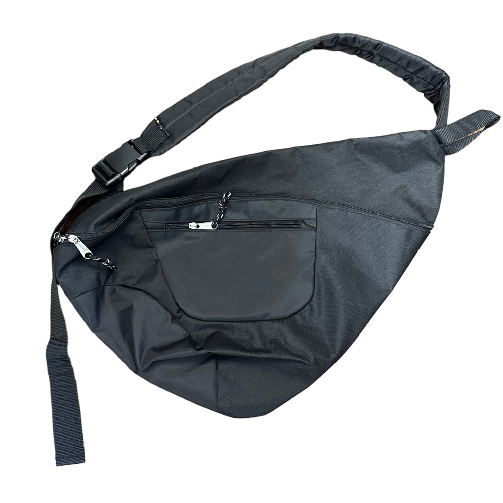 Eastsport Black Shoulder Bag with Adjustable Strap